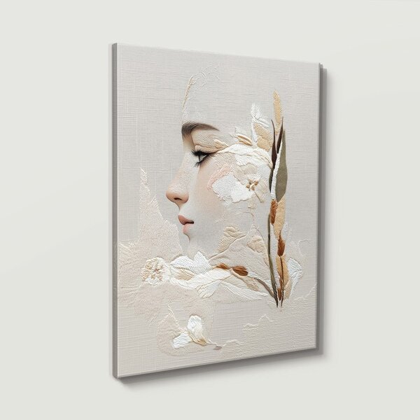Obraz 60x80 cm Stitched Bloom – Styler