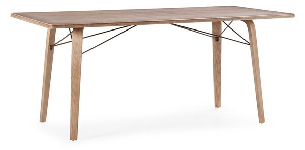 Stół z blatem w dekorze dębu 90x180 cm Lujan – MOME