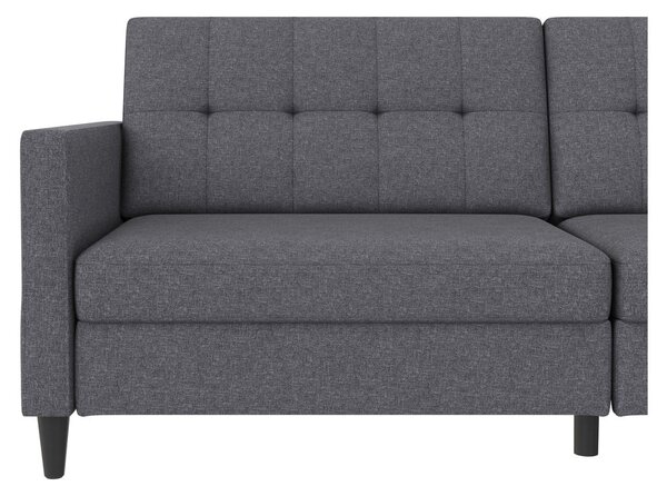 Szara rozkładana sofa 203 cm Hartford – Støraa