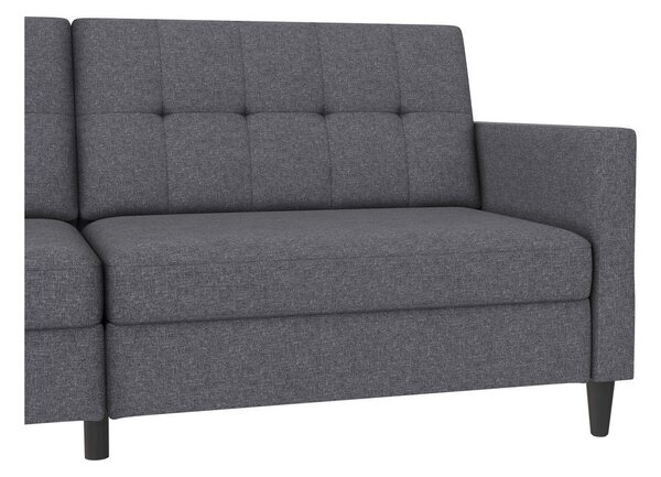 Szara rozkładana sofa 203 cm Hartford – Støraa