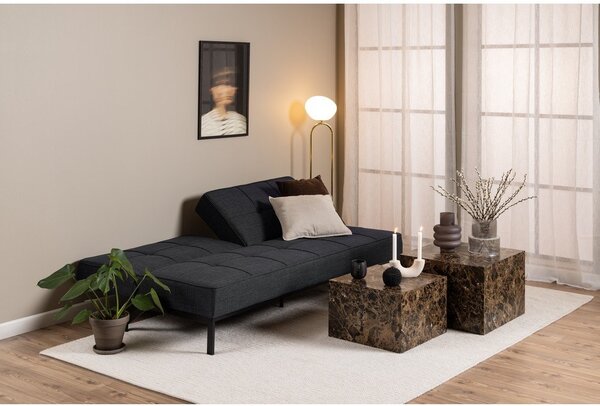 Ciemnoszara rozkładana sofa 198 cm Perugia – Actona