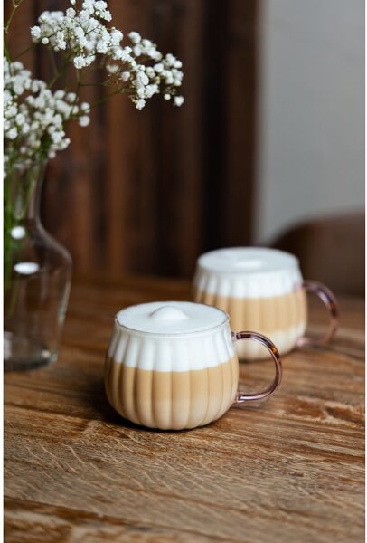 Kubki do cappuccino zestaw 2 szt. 350 ml Tulip – Vialli Design