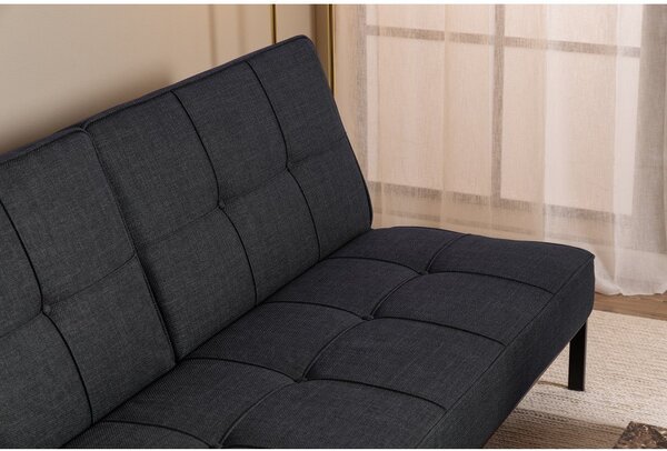 Ciemnoszara rozkładana sofa 198 cm Perugia – Actona