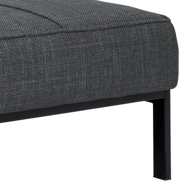 Ciemnoszara rozkładana sofa 198 cm Perugia – Actona