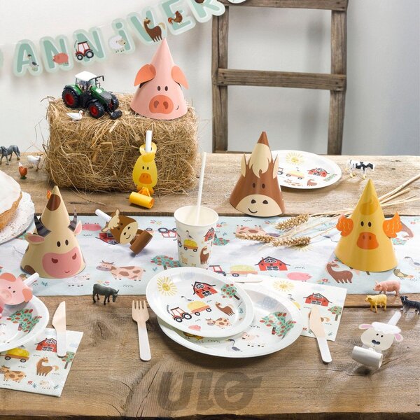 Serwetki zestaw 20 szt. 33x33 cm Farm Animals – Homéa