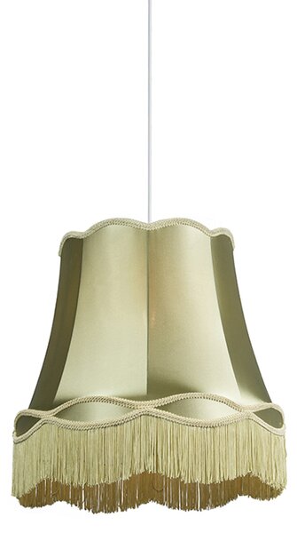 Retro lampa wisząca zielona 45 cm - Granny