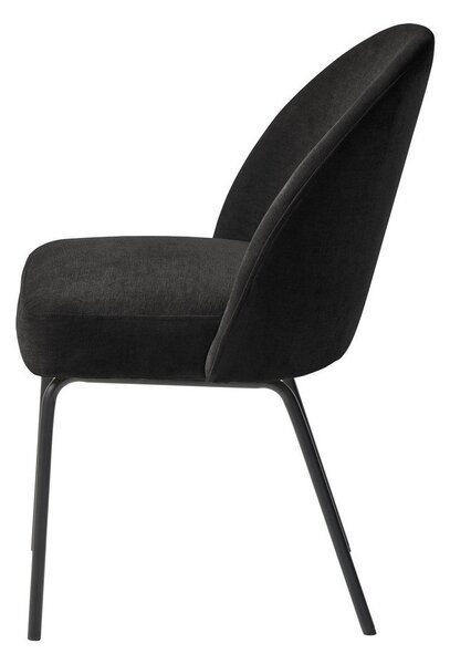 Czarne krzesło Creston – Unique Furniture
