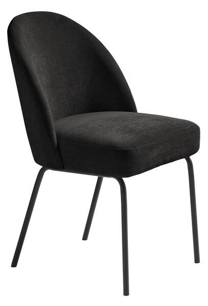 Czarne krzesło Creston – Unique Furniture
