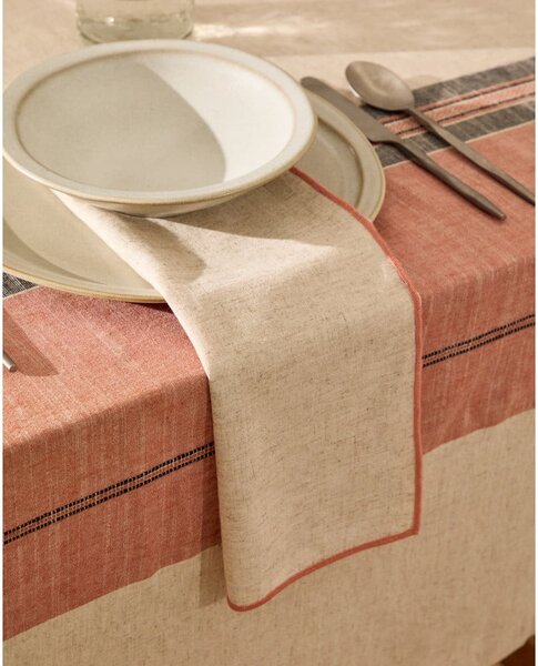 Obrus z mieszanki lnu 170x250 cm Veliat – Kave Home
