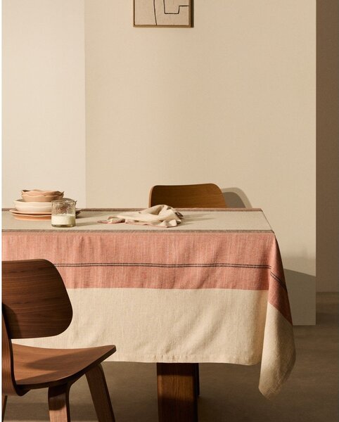 Obrus z mieszanki lnu 170x250 cm Veliat – Kave Home