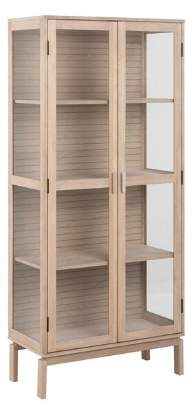Witryna w dekorze dębu 80x180 cm Linley – Actona