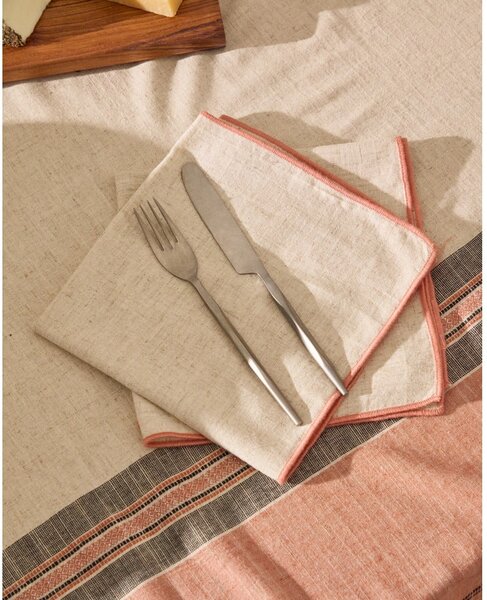 Obrus z mieszanki lnu 170x250 cm Veliat – Kave Home