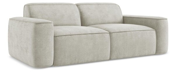 Kremowa sofa z tkaniny szenilowej 204 cm Omao – Makamii