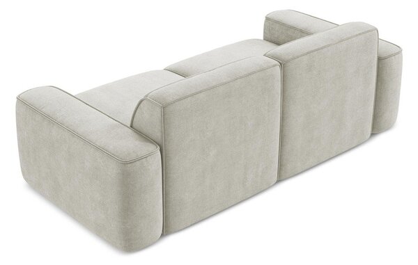 Kremowa sofa z tkaniny szenilowej 204 cm Omao – Makamii
