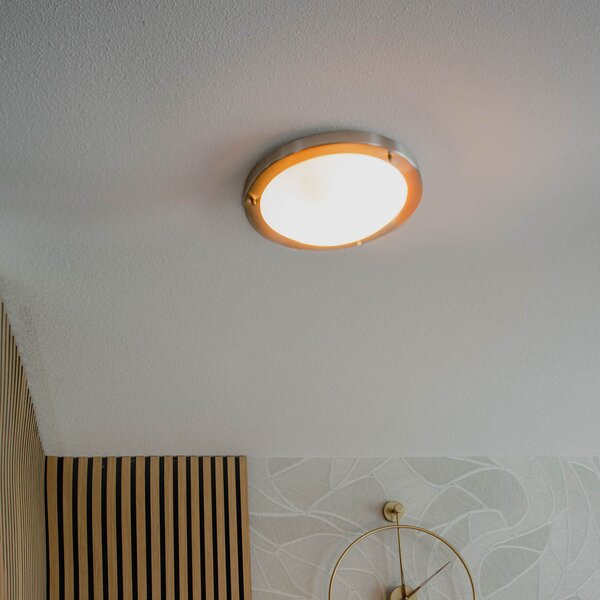 Nowoczesna lampa sufitowa złota 31 cm IP44 - Yuma