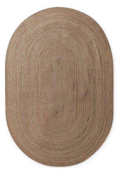 Dywan z juty dwustronny/tkany ręcznie w ciemnym naturalnym kolorze 160x230 cm Braided – Hanse Home