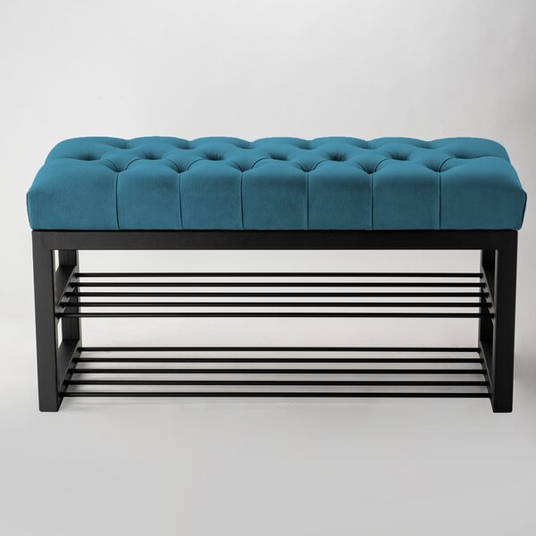 Ławka Pikowana do przedpokoju Industrialna SHELF LOREN - LOFT