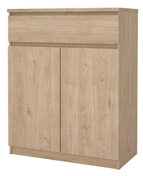 Komoda w dekorze dębu w naturalnym kolorze 80x100x40 cm Naia – Tvilum