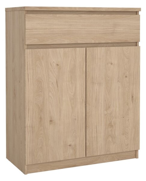 Komoda w dekorze dębu w naturalnym kolorze 80x100x40 cm Naia – Tvilum