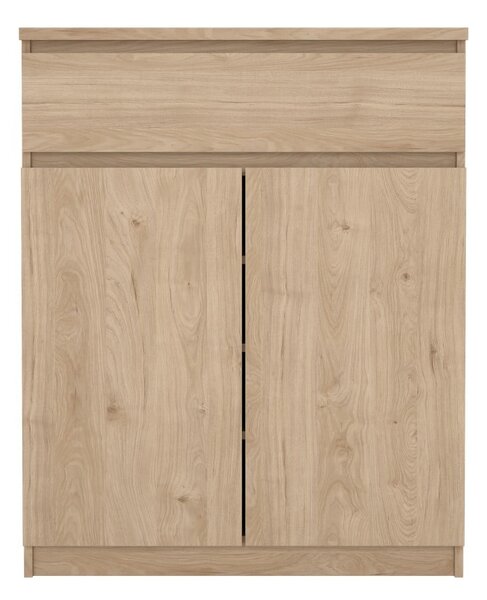 Komoda w dekorze dębu w naturalnym kolorze 80x100x40 cm Naia – Tvilum