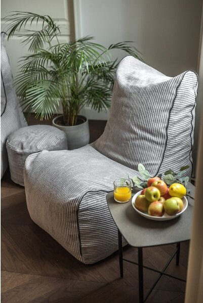 Fioletowy sztruksowy worek do siedzenia Seat Lounge – SLOWDOWN