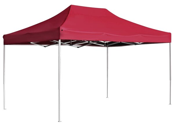 Profesjonalny, składany namiot imprezowy, 4,5 x 3 m, czerwony