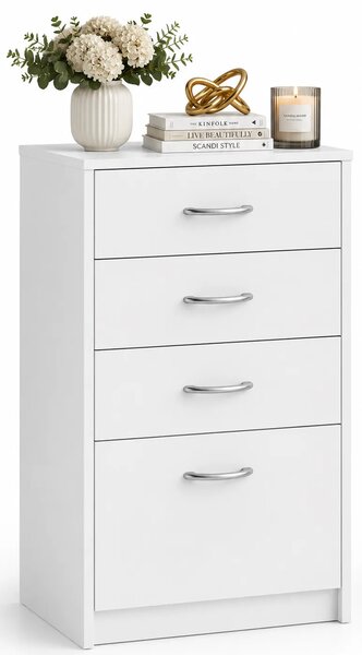Biała komoda z szufladami mat E2-E25