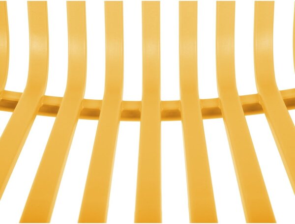 Żółte plastikowe krzesło Glee – Leitmotiv