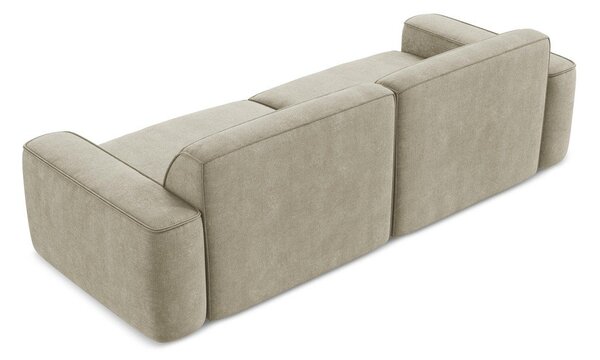 Beżowa sofa z tkaniny szenilowej 244 cm Omao – Makamii