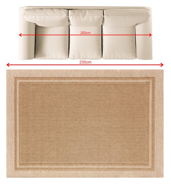 Dywan Sienna camel 160x230 cm