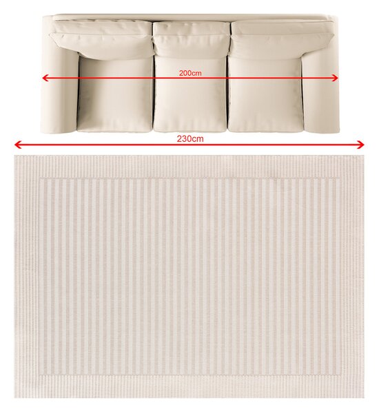 Dywan Lunara creamy 160x230 cm