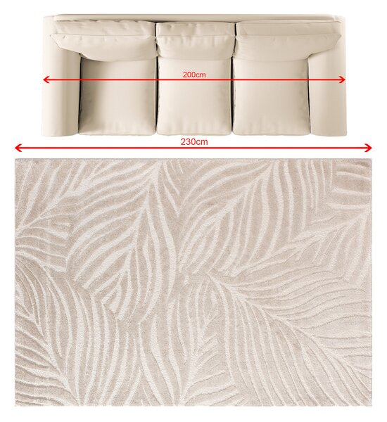 Dywan Velora beige 160x230 cm