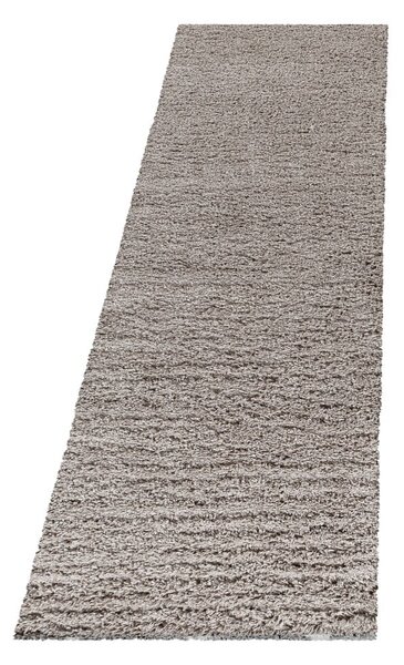 Jasnobrązowy chodnik 80x250 cm Fluffy – Ayyildiz Carpets