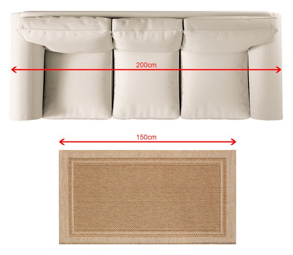 Dywan Sienna camel 80x150 cm