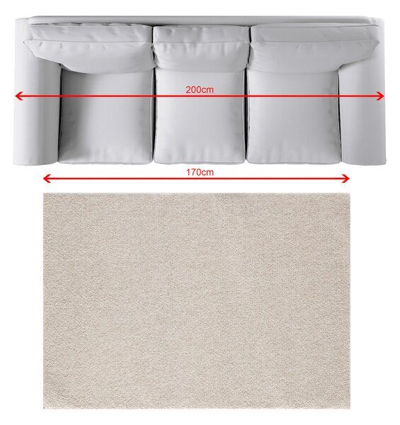 Dywan Solaro linen grey 120x170 cm