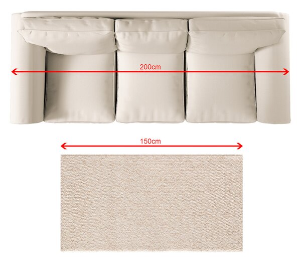Dywan Solaro cream/camel 80x150 cm