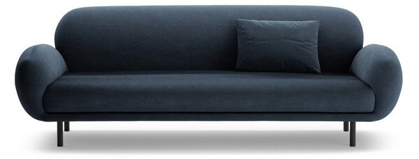 Ciemnoniebieska sofa z materiału bouclé 208 cm Poppy – Micadoni