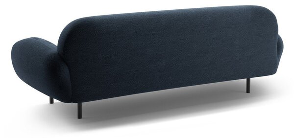 Ciemnoniebieska sofa z materiału bouclé 208 cm Poppy – Micadoni