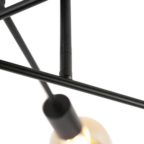 Inteligentna lampa sufitowa czarna 6-świateł z Wi-Fi G95 - Sydney