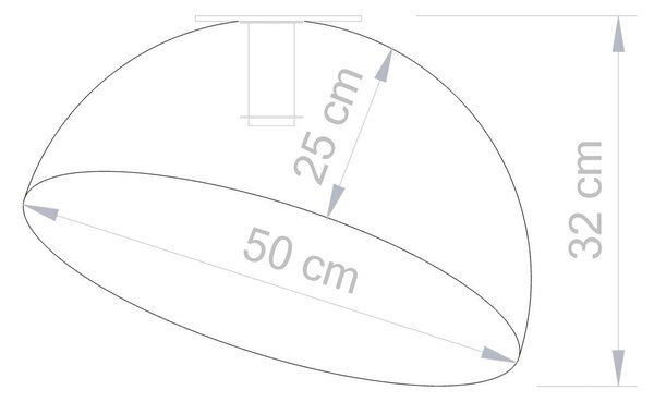 Lampa sufitowa Sfera SIGMA, możliwość ściemniania, mosiężny / złoty, salon / jadalnia, metal, nowoczesny