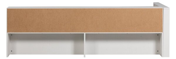 Białe łóżko jednoosobowe z litego drewna sosnowego bez stelaża 90x200 cm Carter – WOOOD