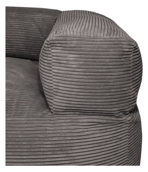 Niebieski sztruksowy worek do siedzenia Sofa MooG – SLOWDOWN