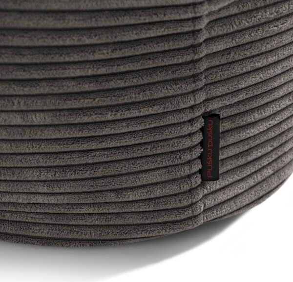 Niebieski sztruksowy worek do siedzenia Sofa MooG – SLOWDOWN