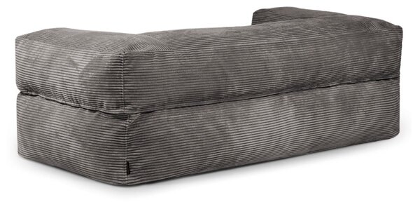 Niebieski sztruksowy worek do siedzenia Sofa MooG – SLOWDOWN