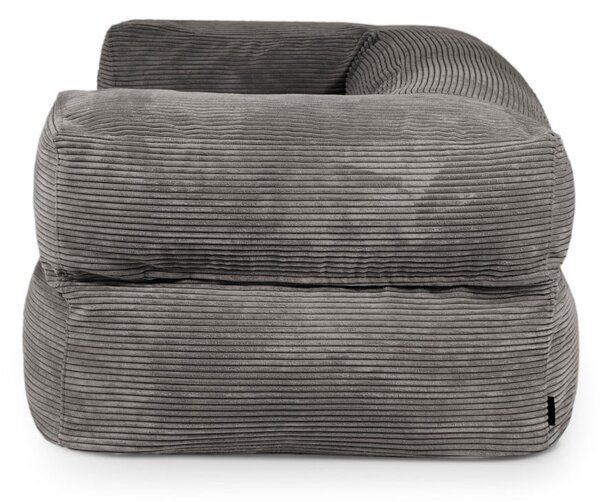 Niebieski sztruksowy worek do siedzenia Sofa MooG – SLOWDOWN
