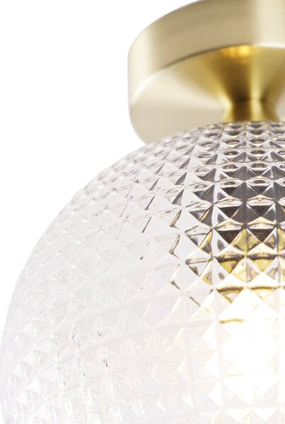 Inteligentna lampa sufitowa w stylu art deco mosiądz w tym Wifi A60 - Sphere