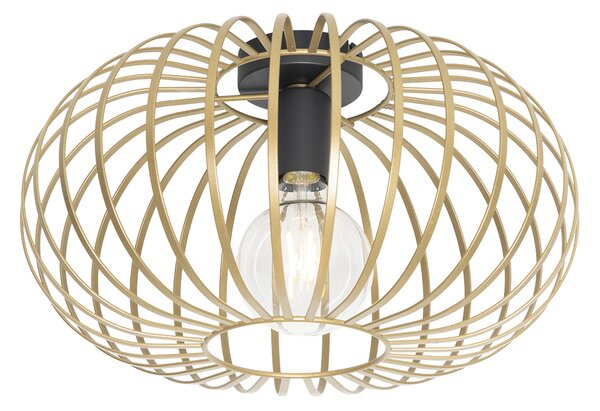 Inteligentna lampa sufitowa złota 39 cm w tym WiFi G95 - Johanna