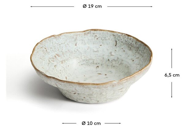 Szara ceramiczna miska na zupę Alenia – Kave Home
