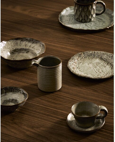 Szara ceramiczna miska na zupę Alenia – Kave Home