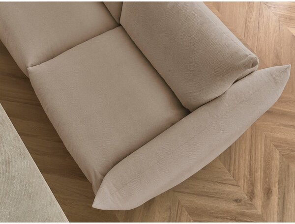 Beżowa rozkładana sofa 214 cm Ernest – Bobochic Paris